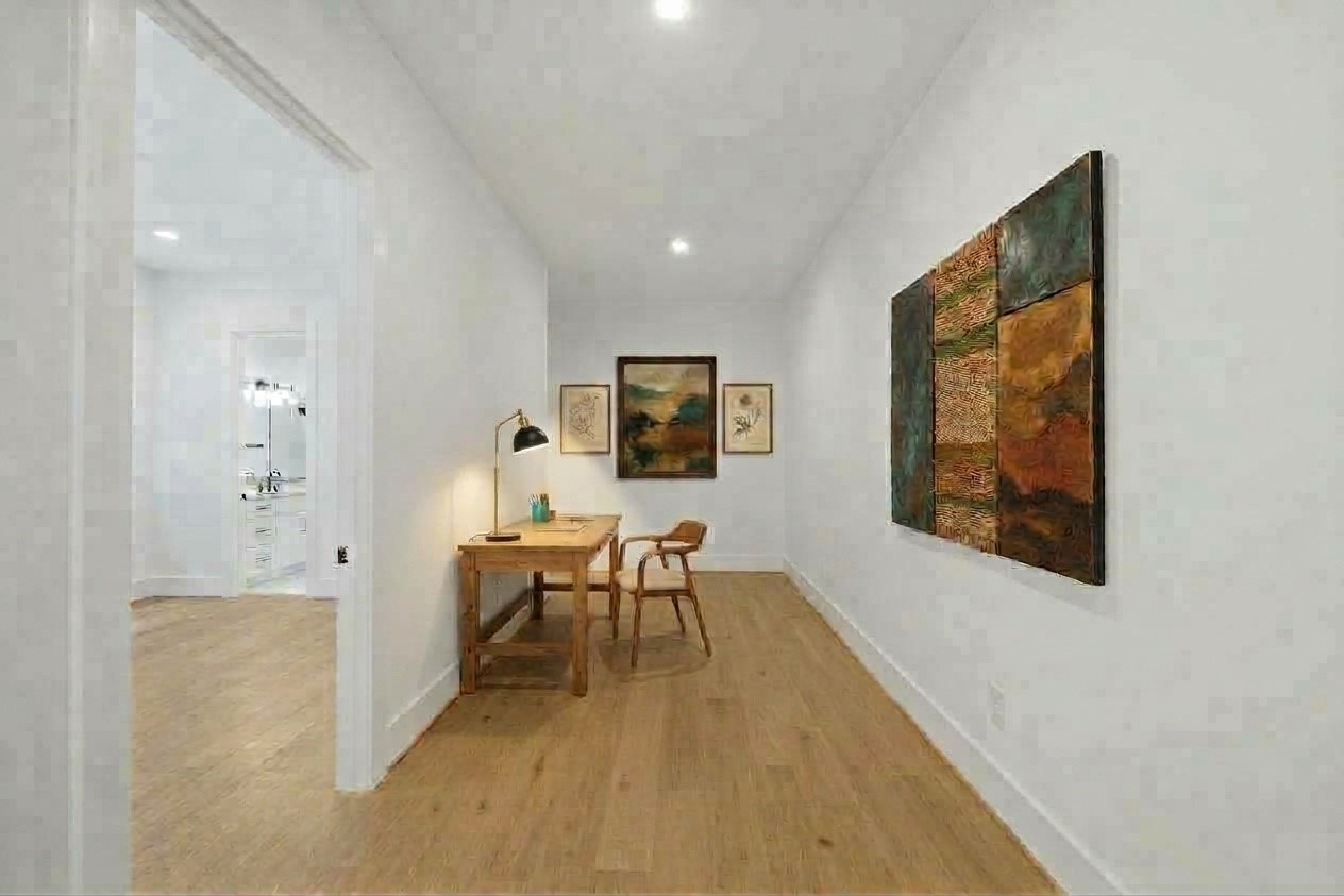 Second-floor landing area large enough to accommodate a desk! (Photos are of a previously completed home. Finishes are subject to change.)
