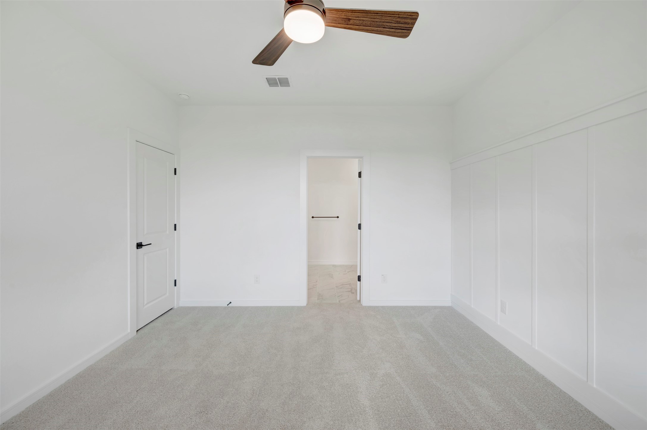 Spacious primary suite
