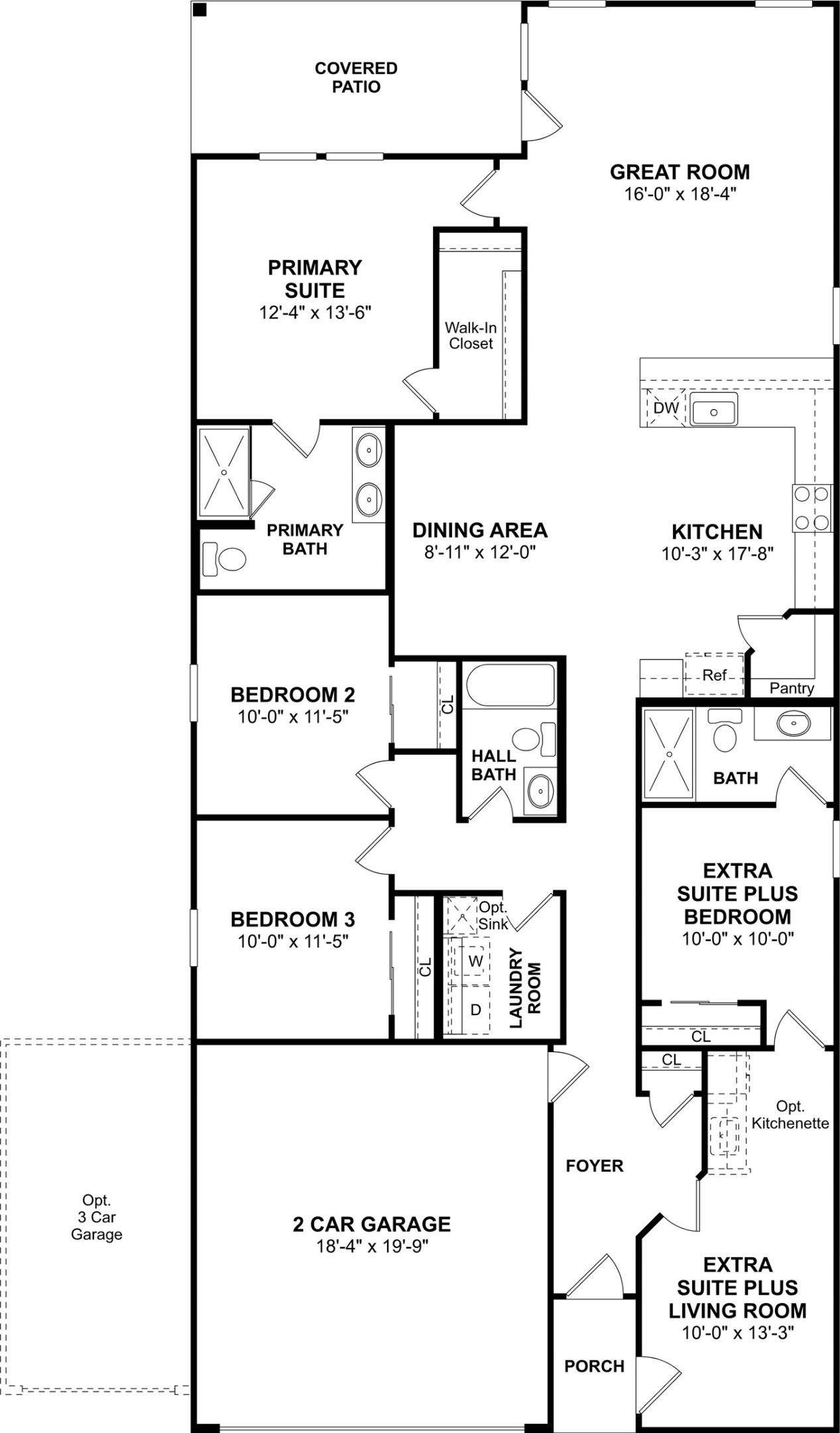 The Orinoco II ESP floor plan by K. Hovnanian Homes. 1st Floor shown. *Prices, plans, dimensions, features, specifications, materials, and availability of homes or communities are subject to change without notice or obligation.