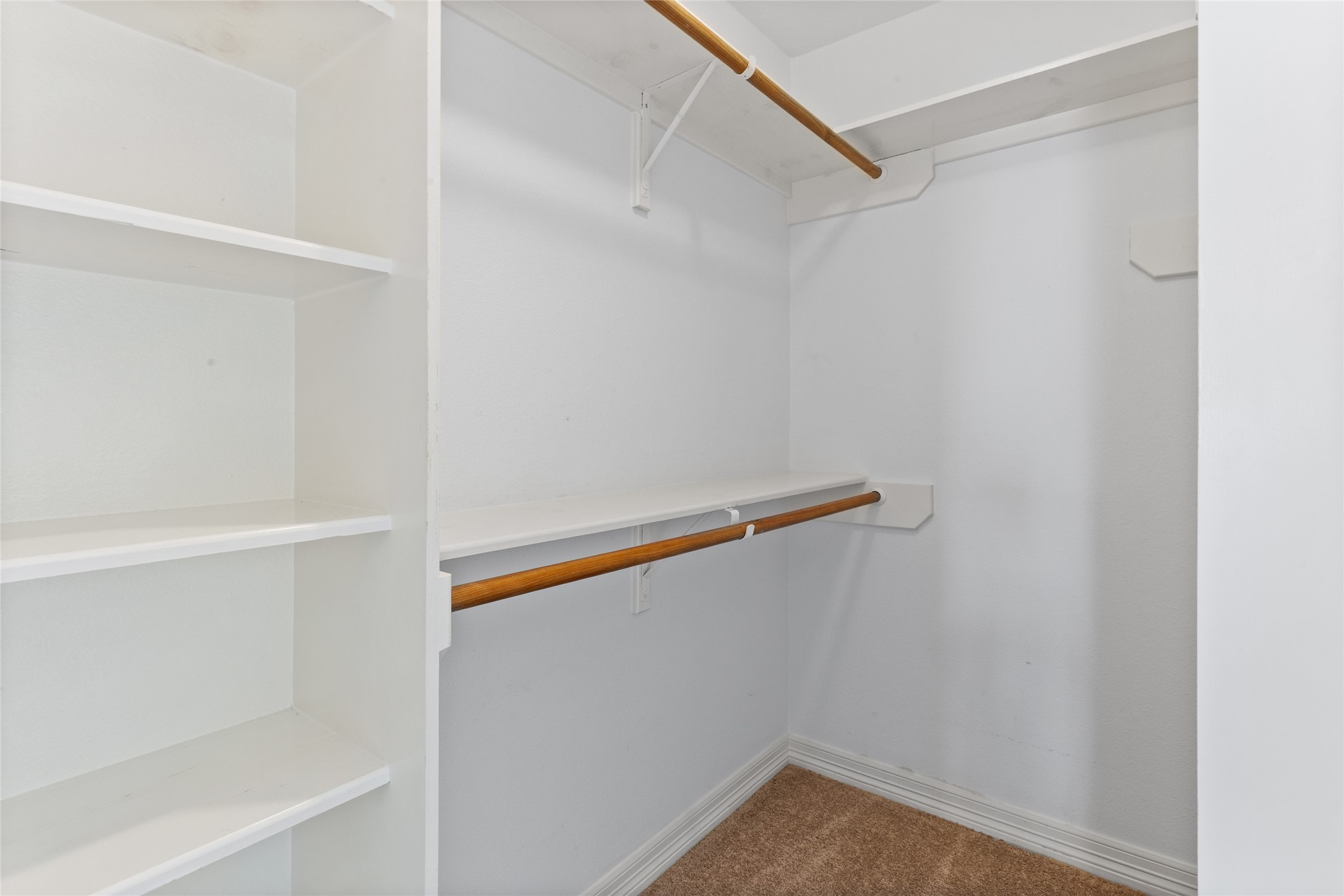Third floor primary walk-in closet