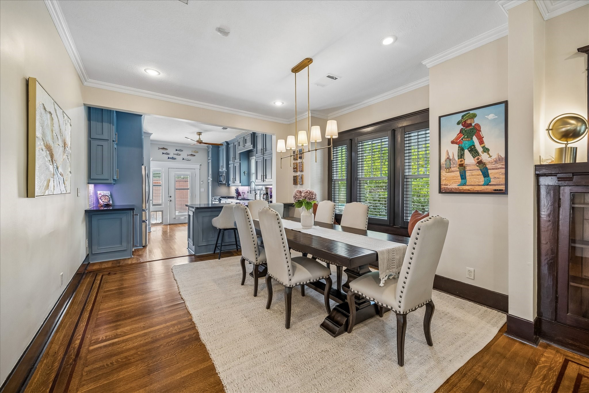 Elegant dining area perfect for hosting memorable gatherings.