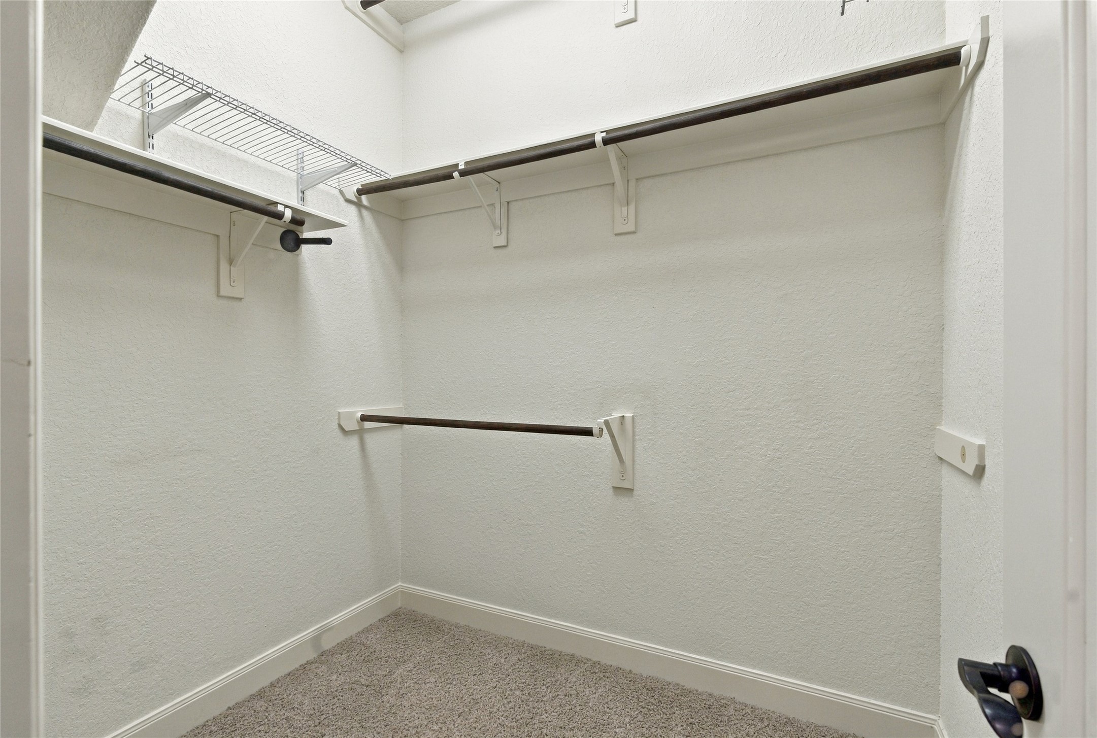 Additional primary walk-in closet offering ample hanging space and storage.