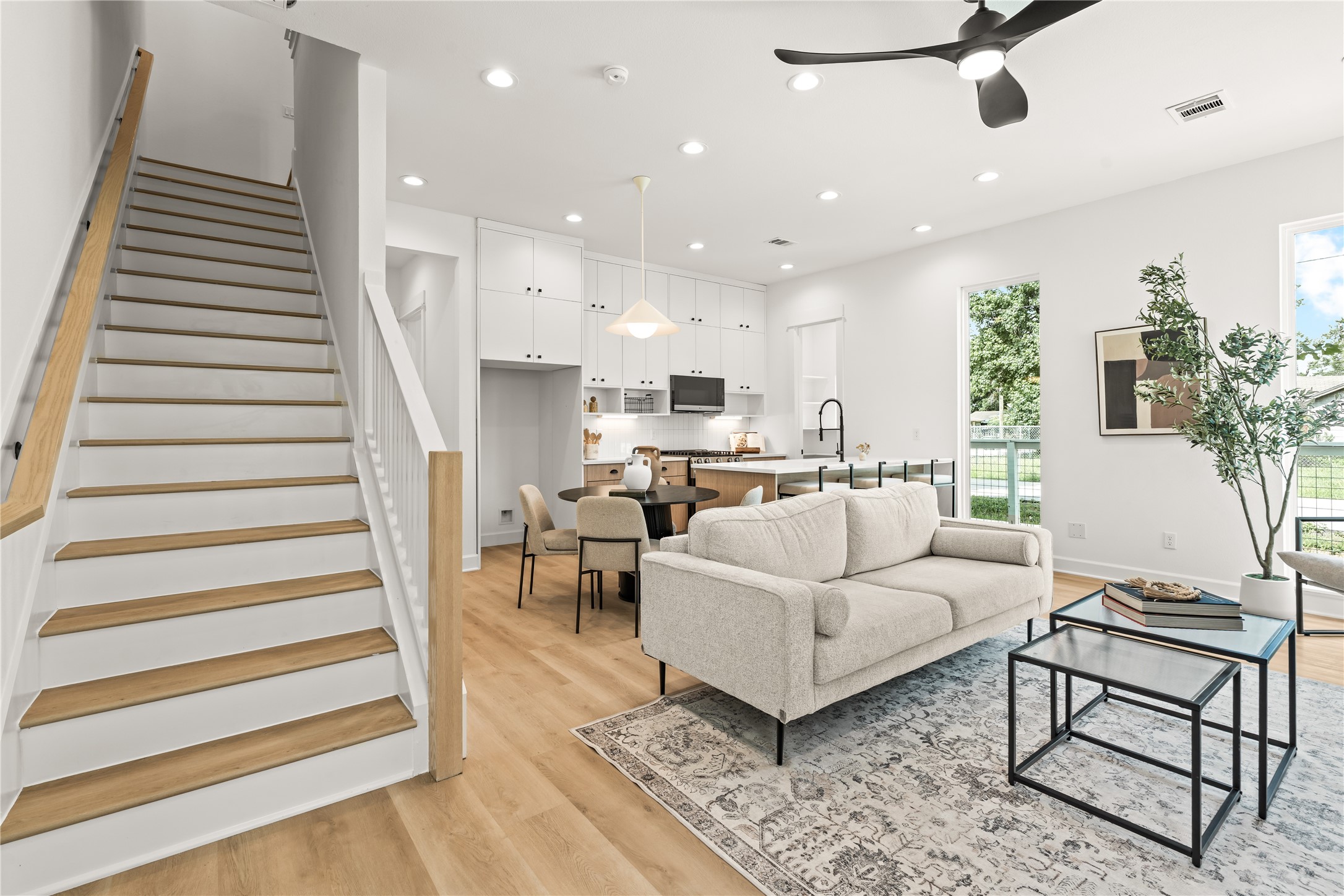 Full main floor in one shot  open layout with no compromise on flow or space