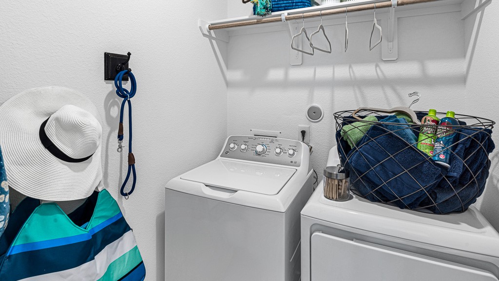 Laundry room.