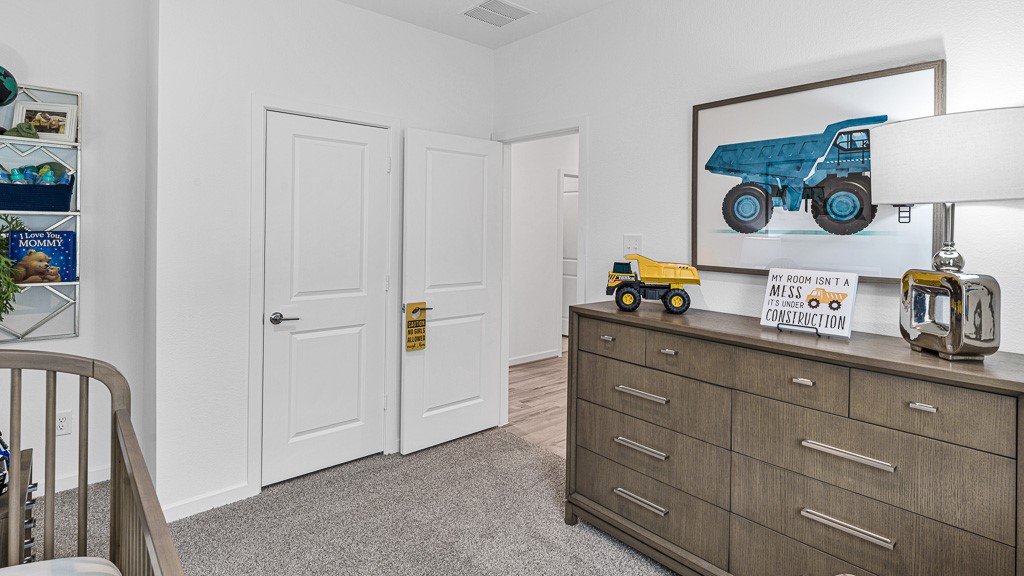 Bedroom 2 has a walk-in closet.
