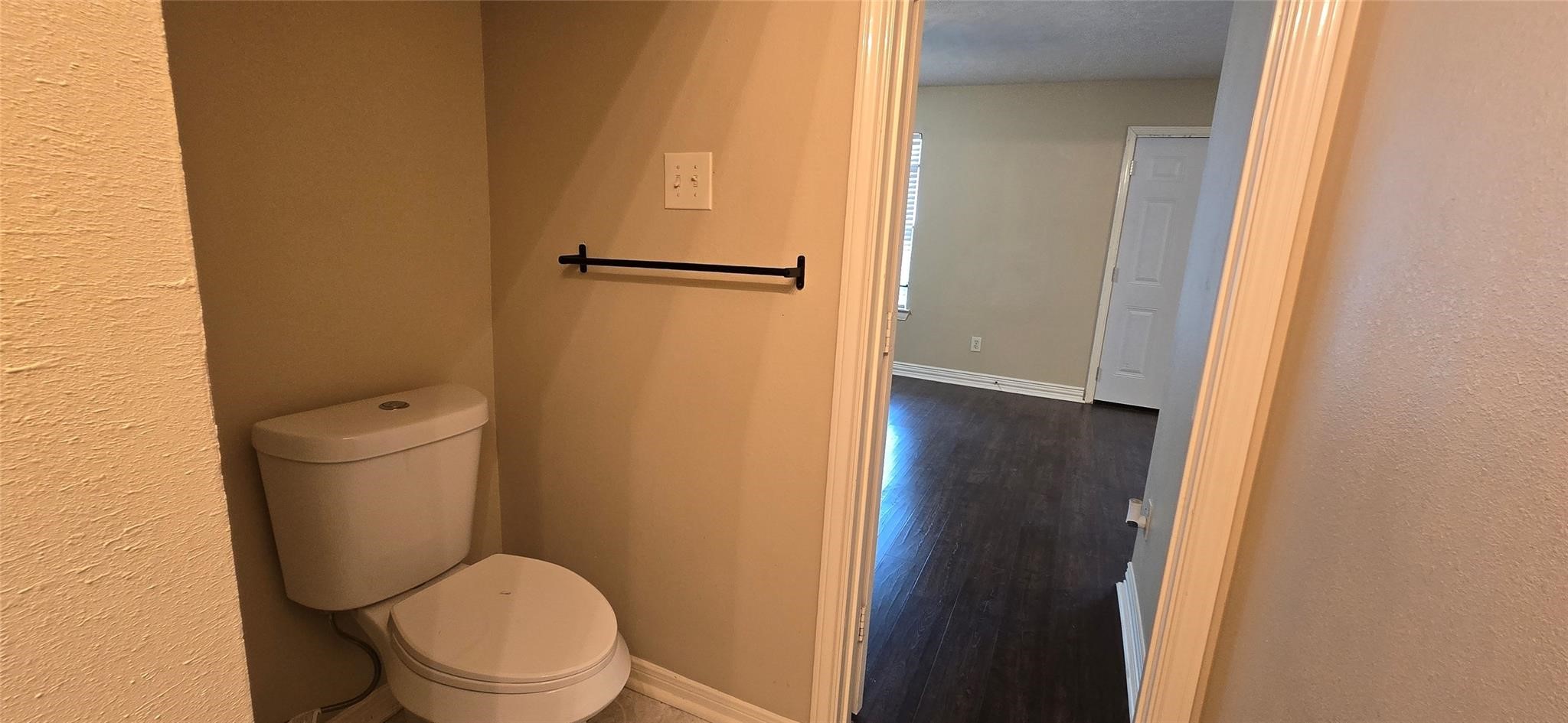 Downstairs half bath.