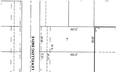 Photo for illustration purposes only. Buyer will need to verify lot dimensions and any applicable easements.