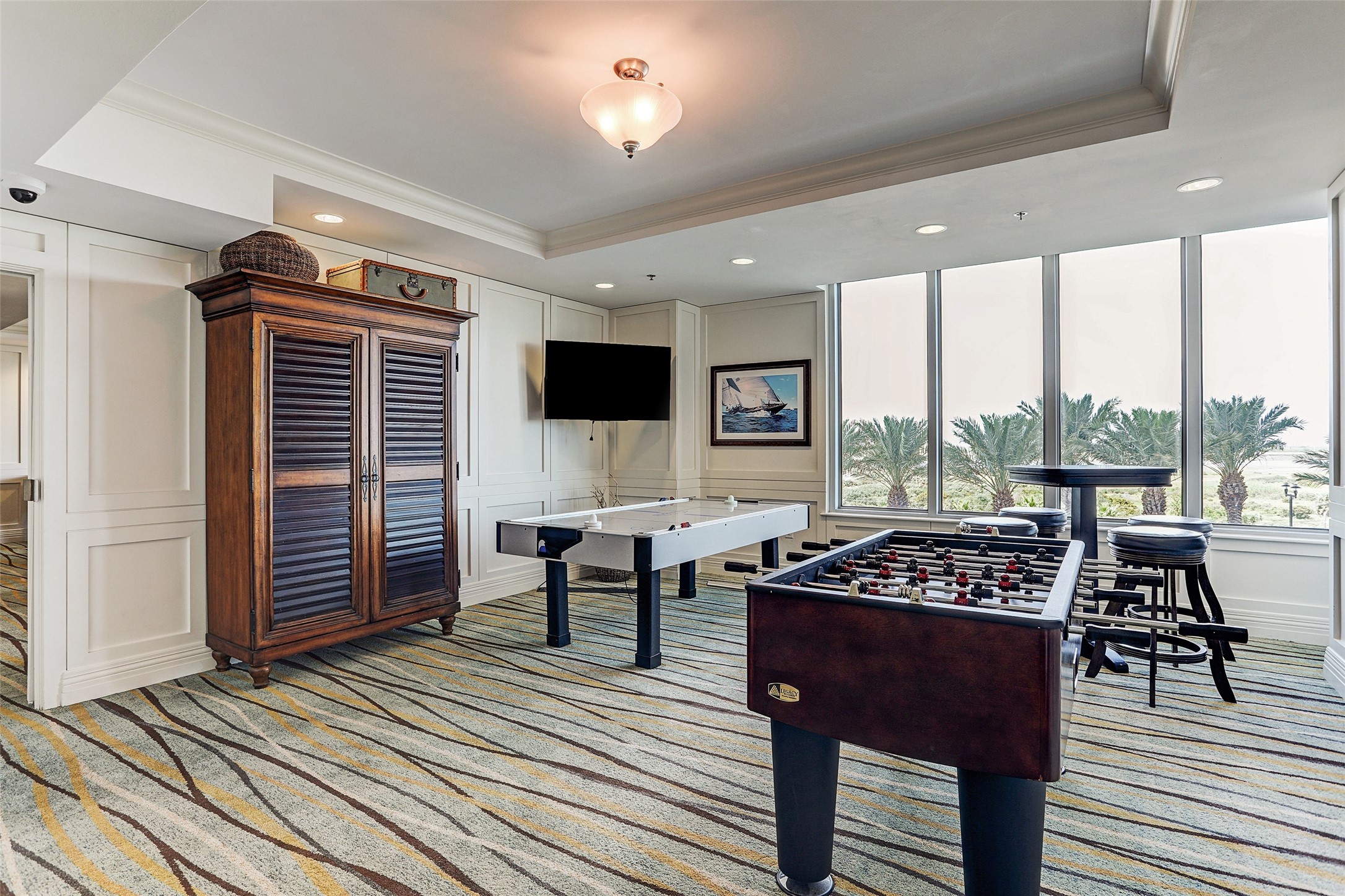 Fast-paced fun and friendly competition make this game room a favorite gathering place for family and friends