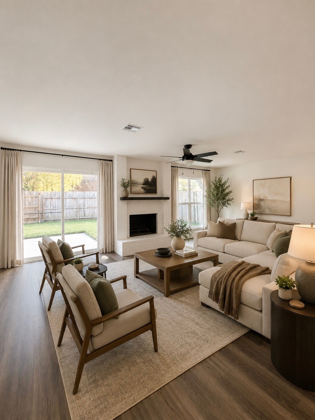 Living Room with Furniture Living Room with Furniture