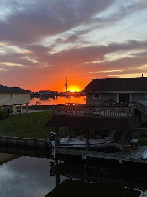 Sunset on the bayou. Sunset on the bayou.