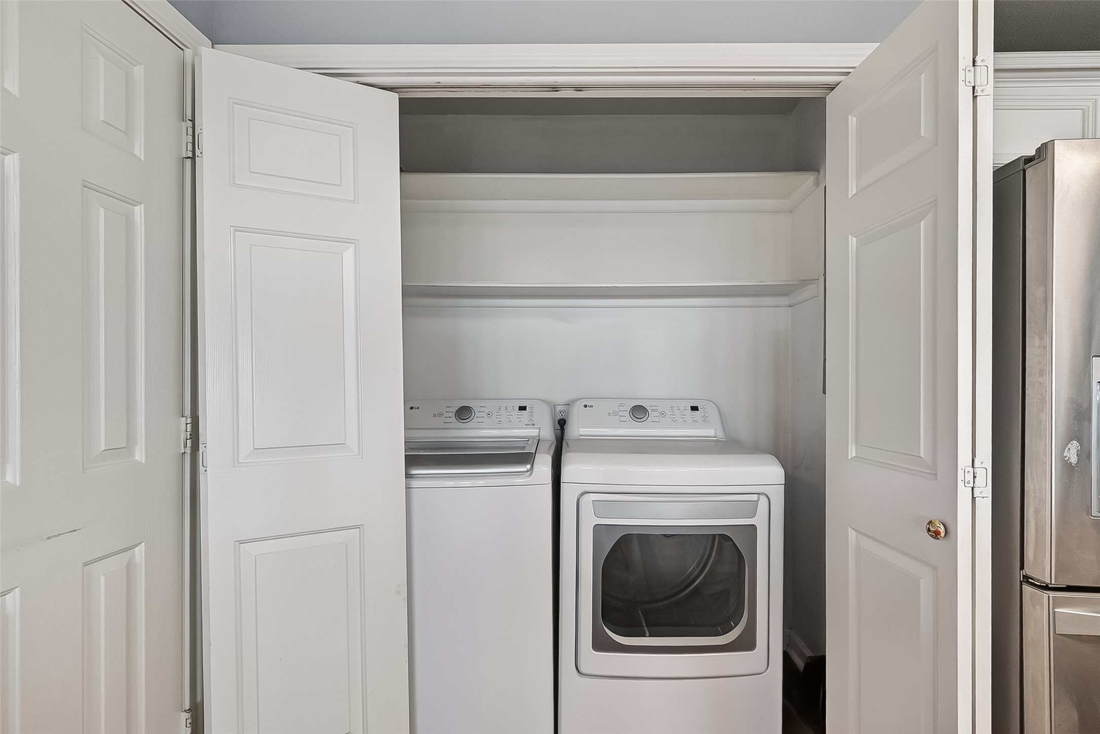 Washer and Dryer in home, no travelling to garage