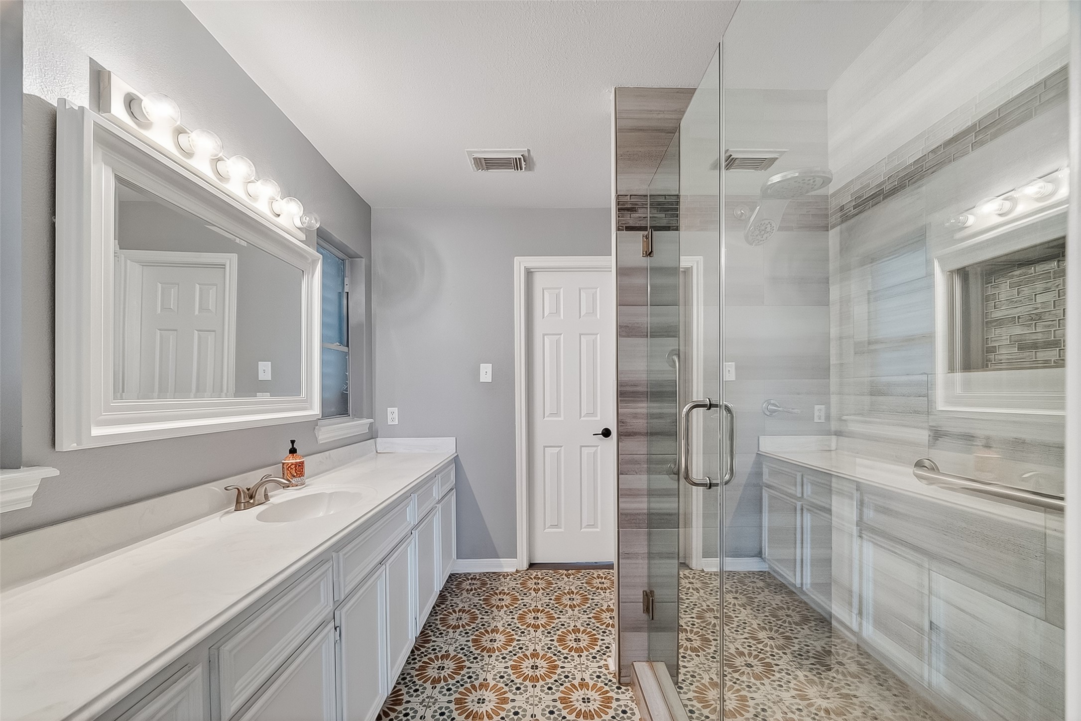 Updated main bathroom