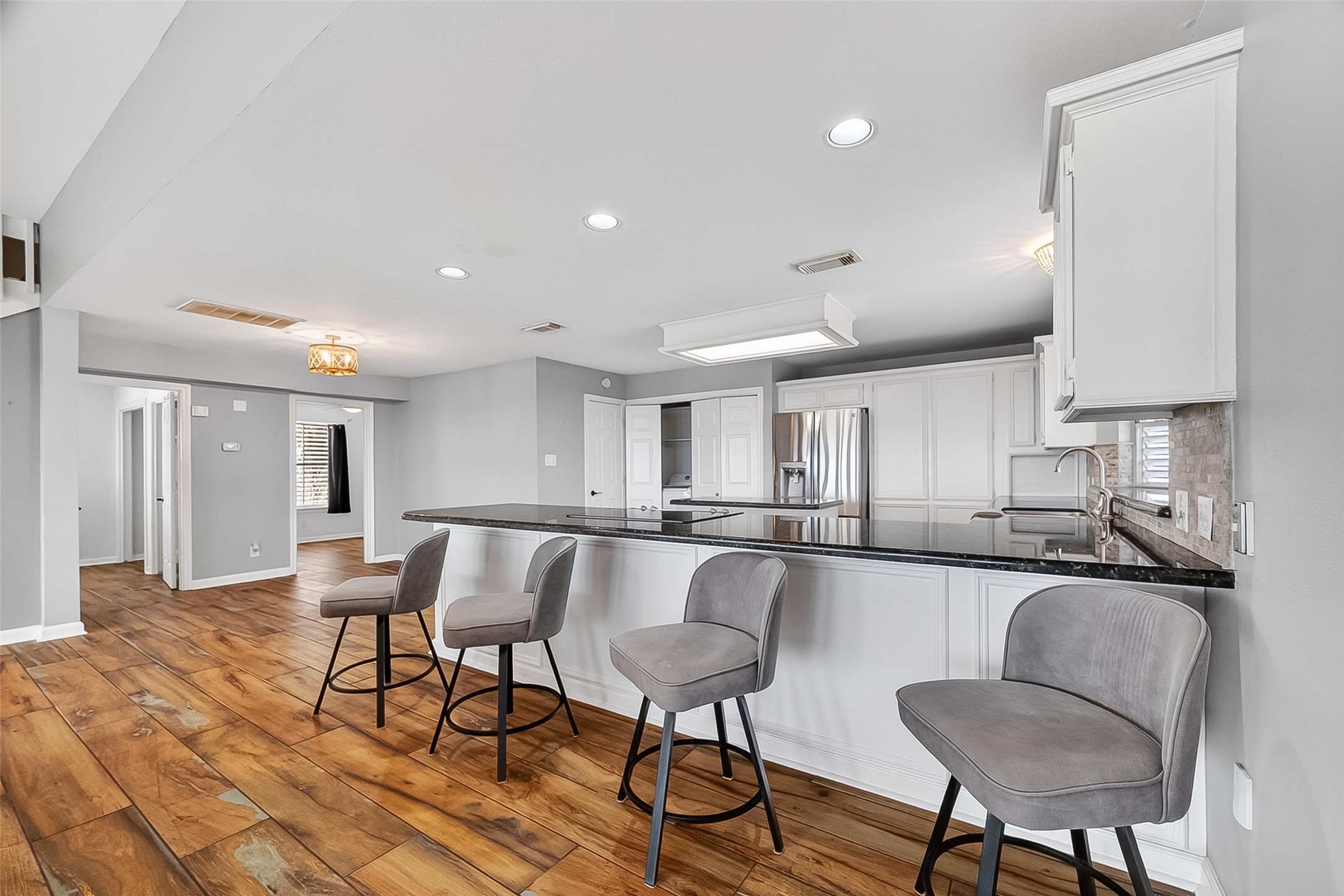 Granite countertops, stainless appliances, updated flooring!