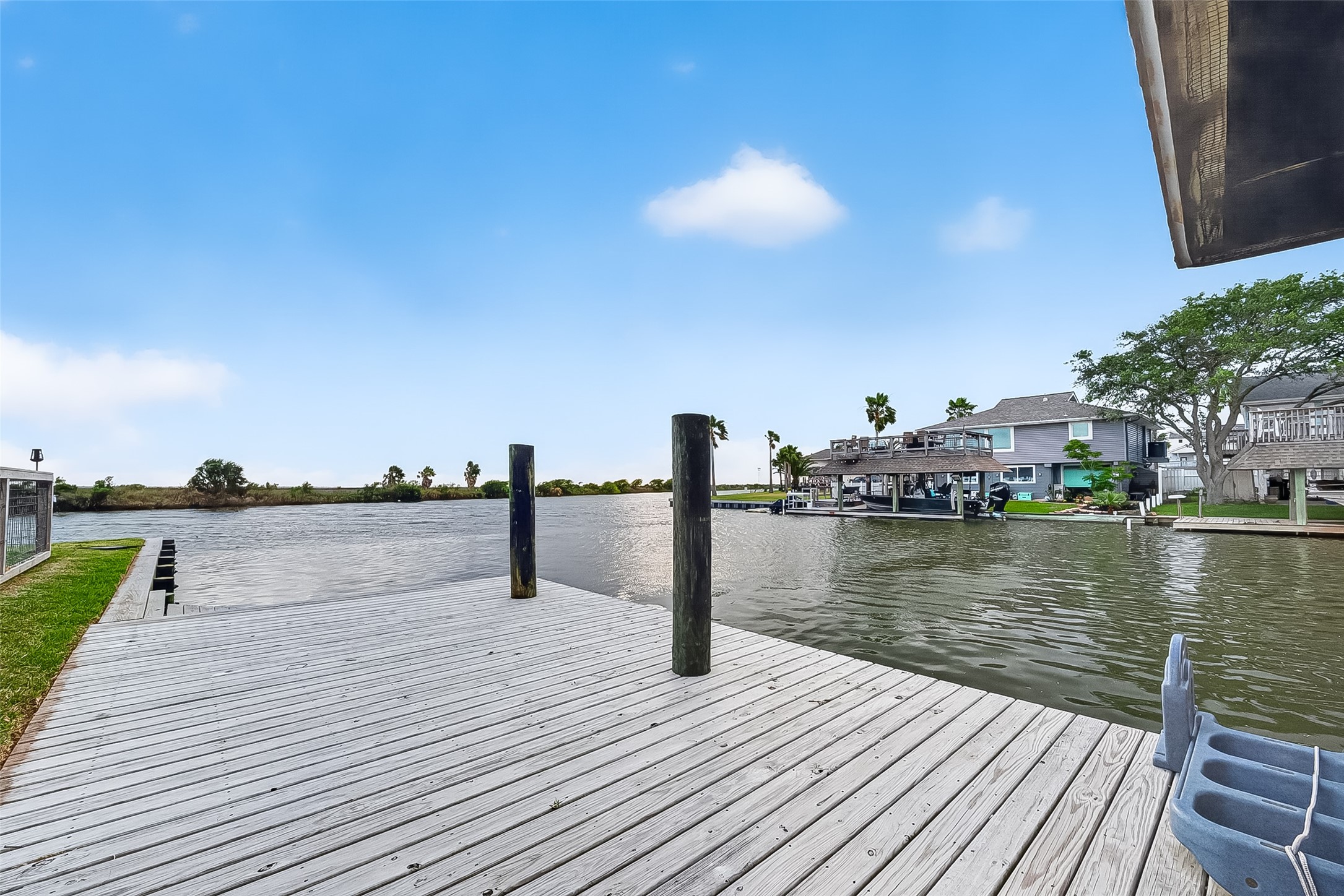 Fantastic fishing from your dock!
