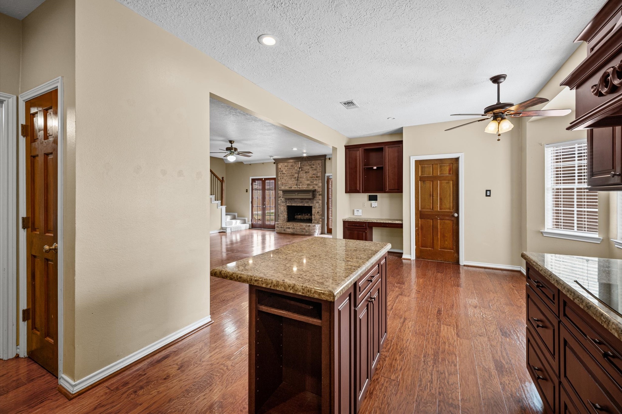 This space is perfect for entertaining, and the chef's planning station is an added bonus.