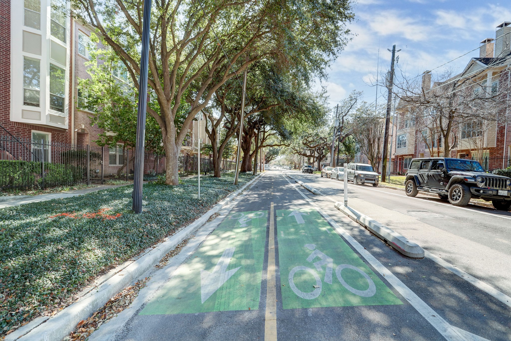 Enjoy the best of city living with nearby restaurants, shopping, bike paths, and green spaces. This corner-unit townhome offers a gated yard, mature trees, and an attached two-car garage, giving you a welcoming place to call home while staying close to everything Midtown has to offer.