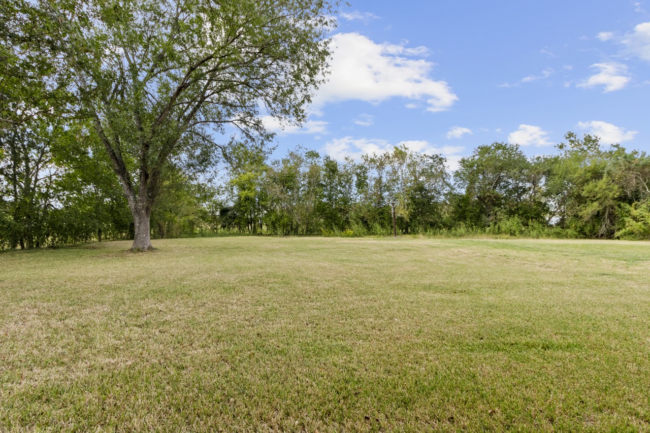Your HUGE backyard, lawn maintenance included