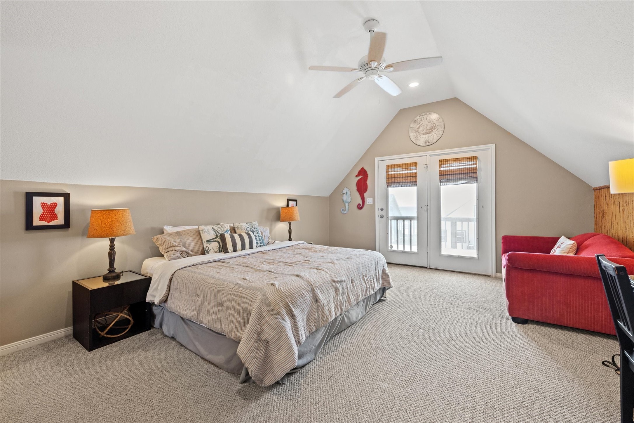 Discover the serenity of the spacious primary bedroom, complete with a door leading to your own private balcony oasis.