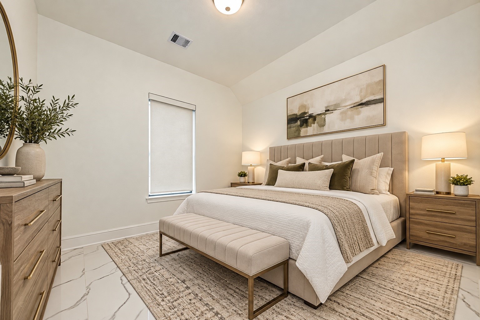 Bedroom 1 virtually staged