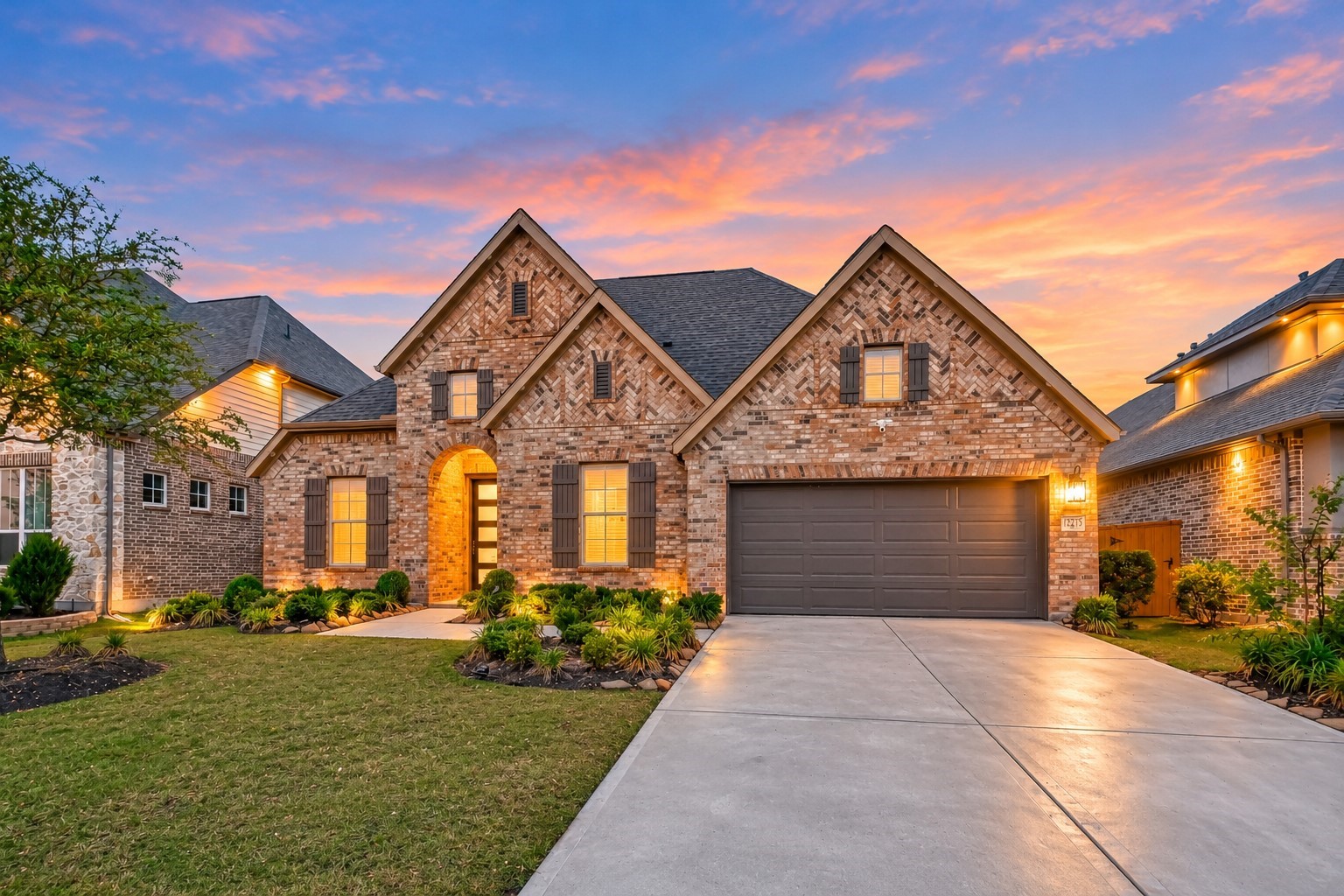 Discover the desirable Lindsay floor plan by Coventry Homes, featuring a stunning single-story design with 4 bedrooms, 4 full baths, soaring 14-foot ceilings throughout, and an expansive 3-car garage