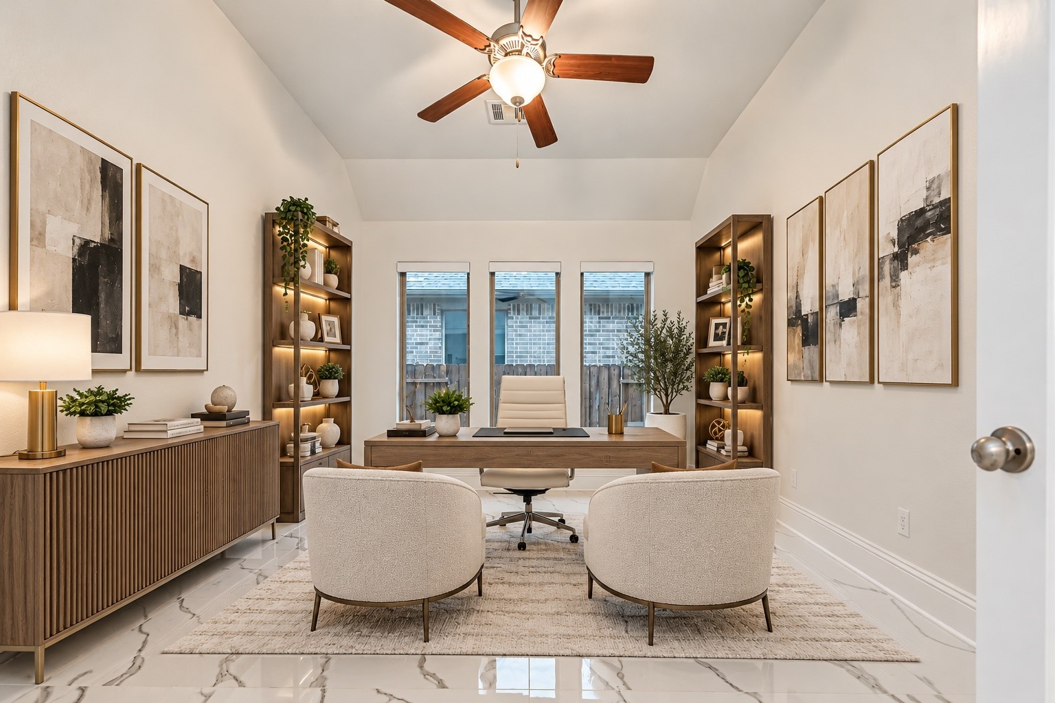 Home Office Staged