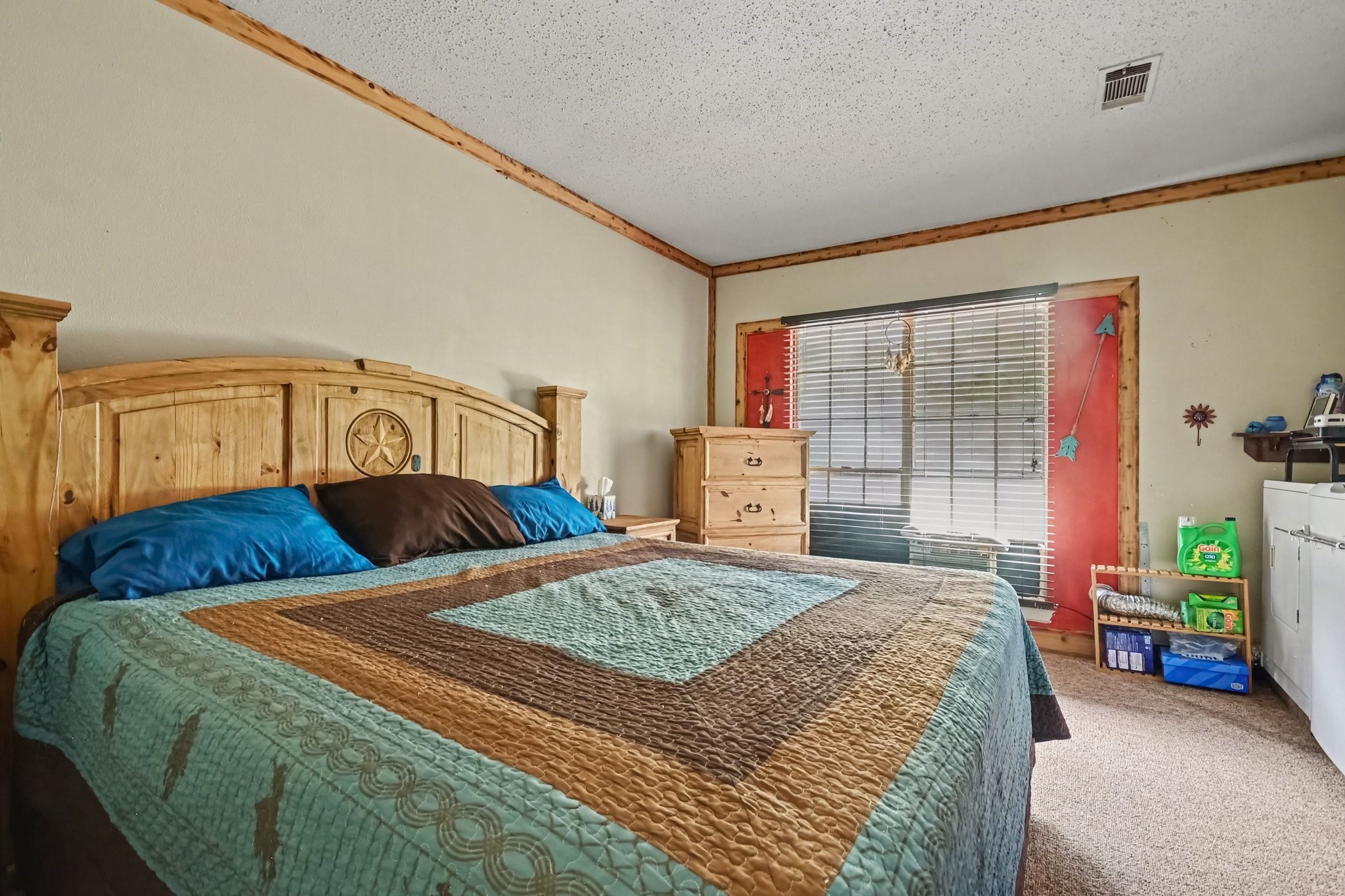 Garage was converted into a bedroom
