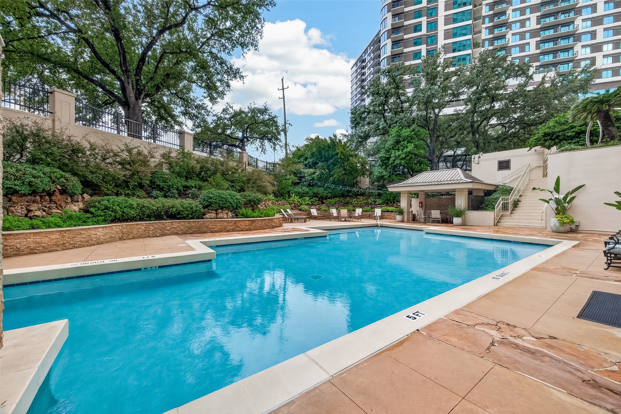 refreshing, heated pool