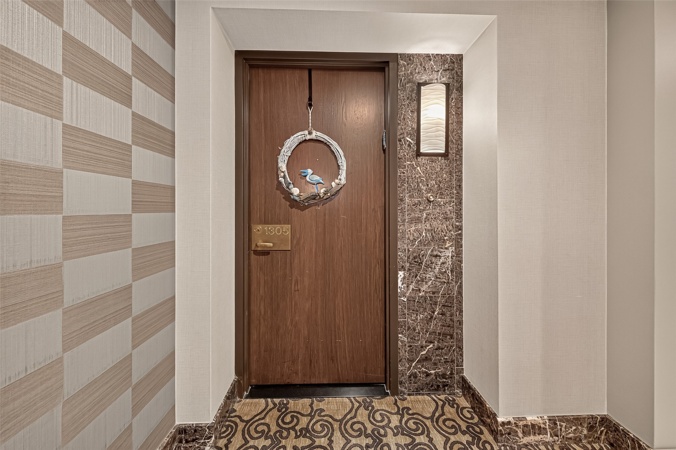 entry to unit 1305