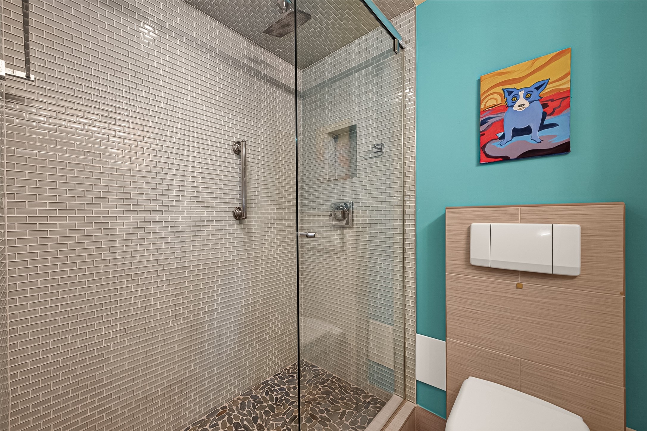 secondary bathroom, walk in shower