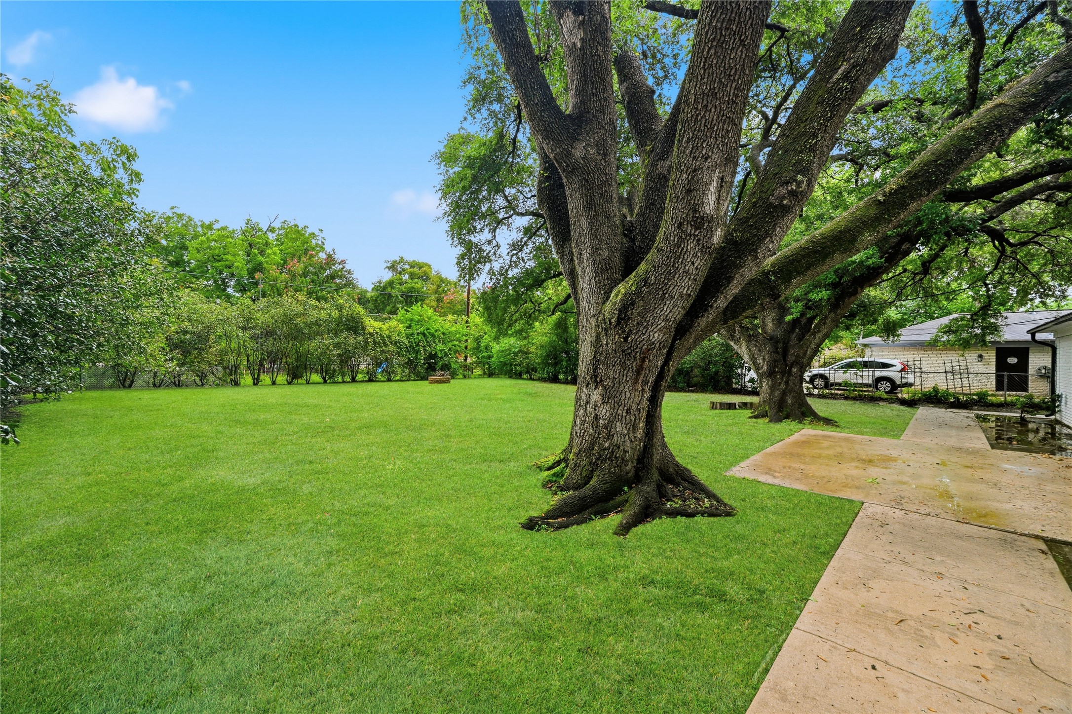 Spacious backyard perfect for entertaining!