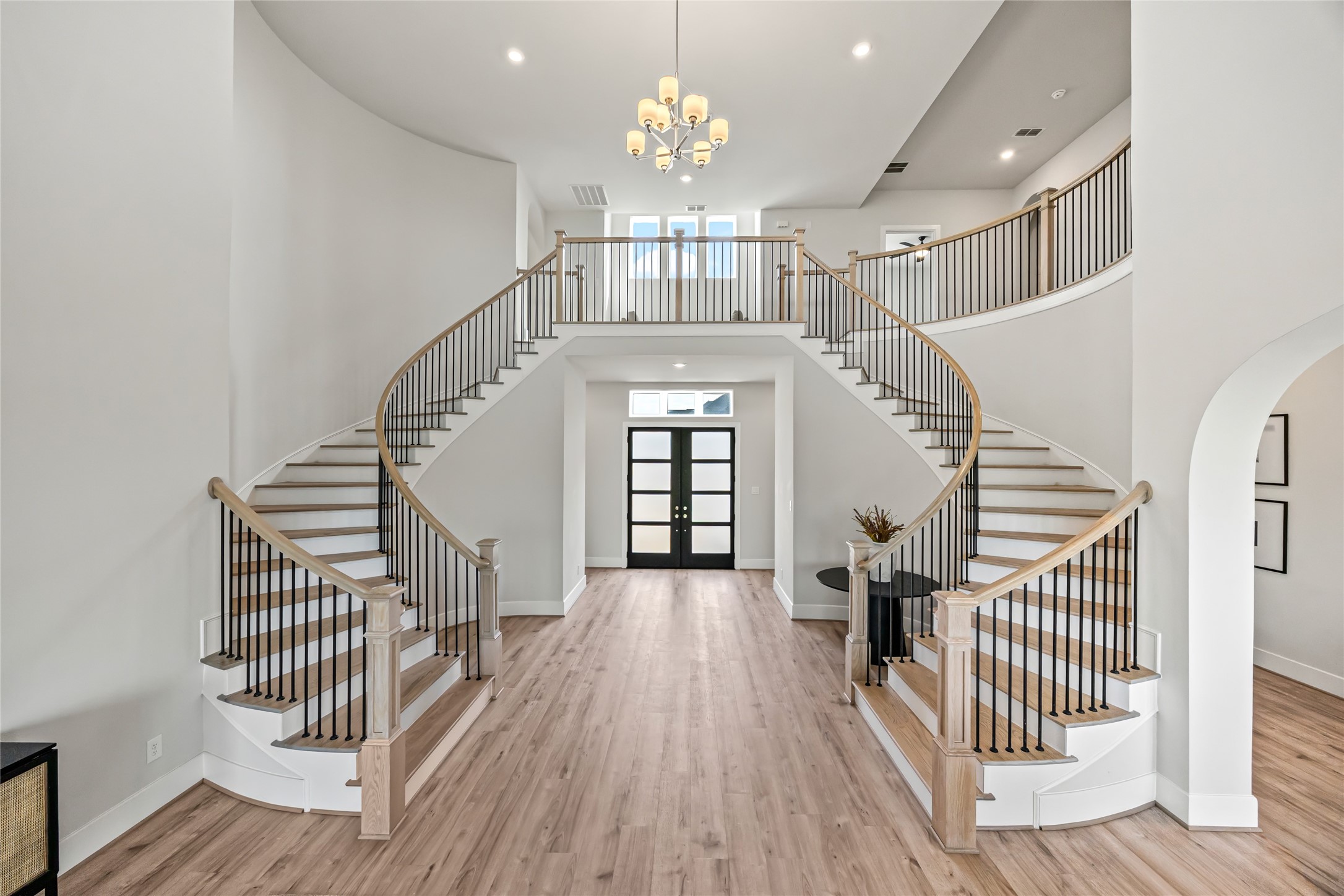 That royal feel  the stunning double staircase steals the show the moment you walk in