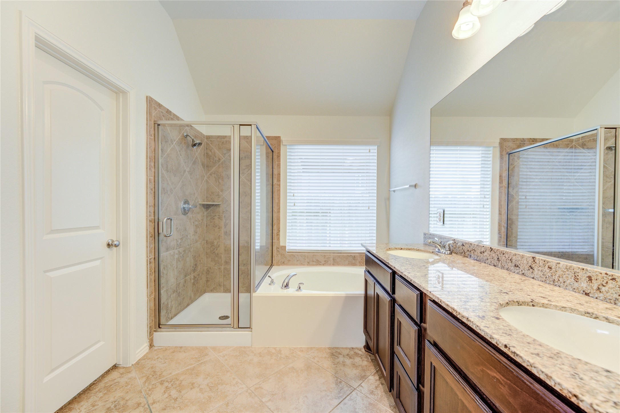 vanity with double sinks