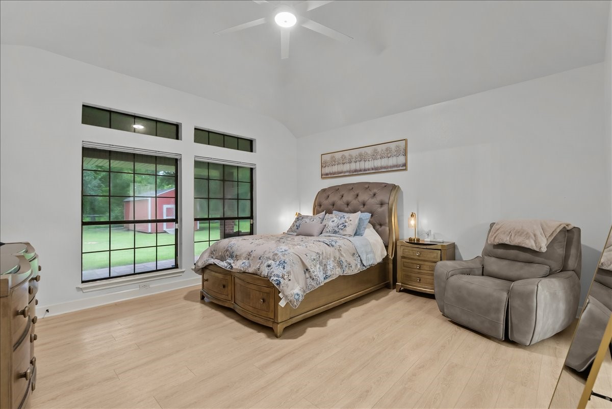 Designed for relaxation, this generously sized primary bedroom offers a peaceful escape with plenty of space for a sitting area, oversized furnishings, and your own private sanctuary.