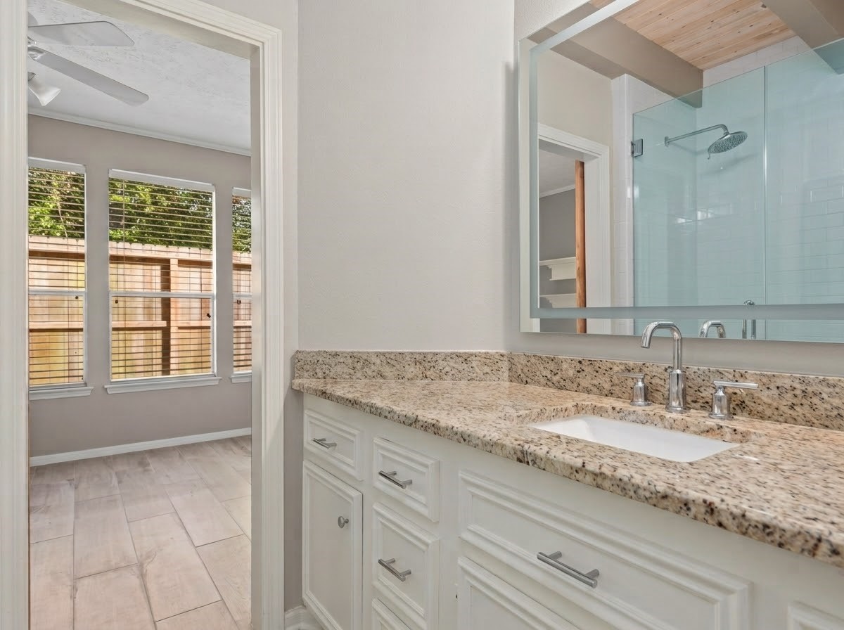 Updated bathroom Updated bathroom