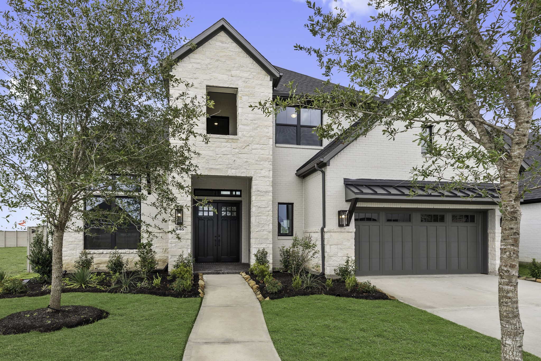 Move-In Ready! Westin Homes | Asher IX  New Construction. Grass is digitally enhanced.