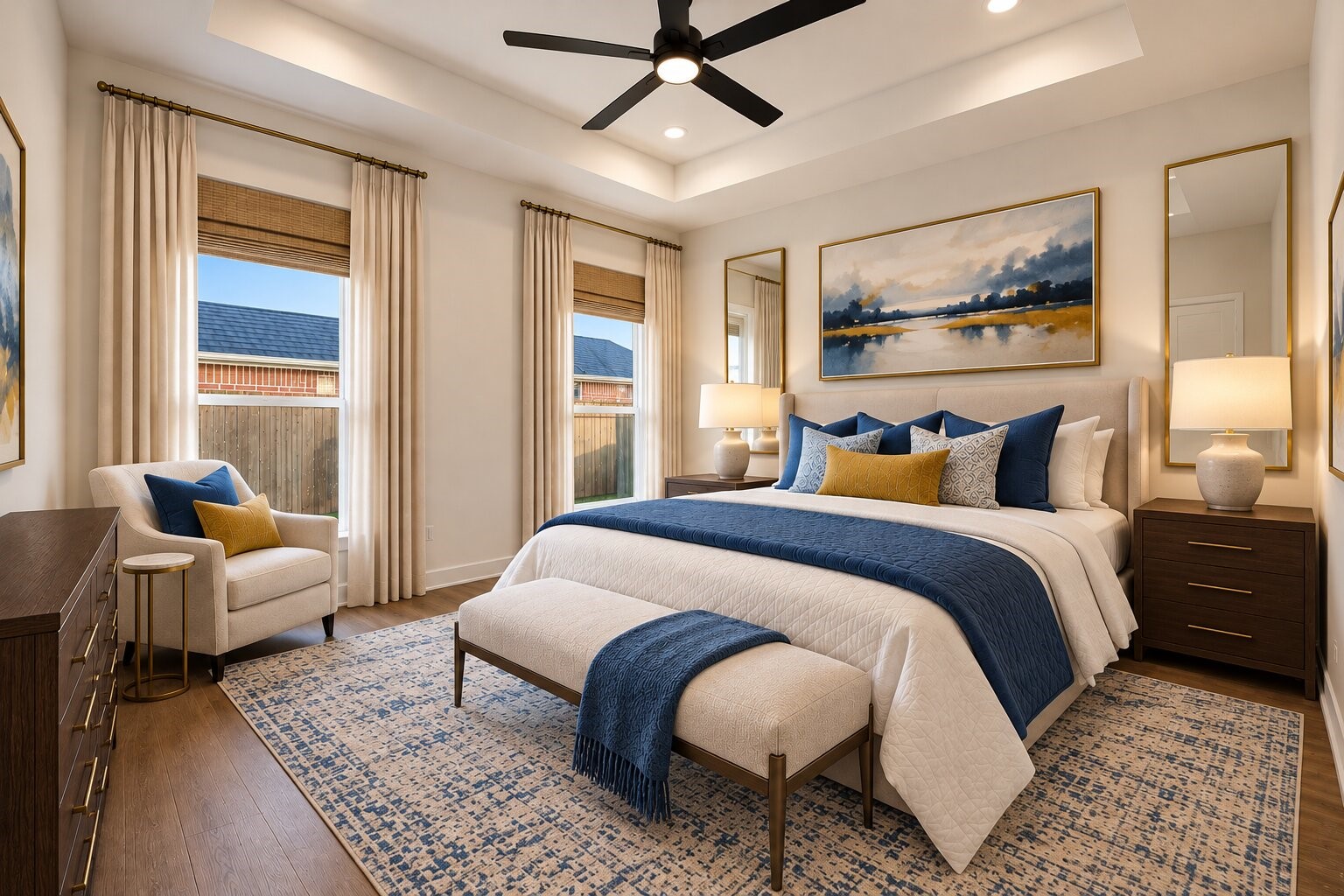 Primary Bedroom - Virtually Staged