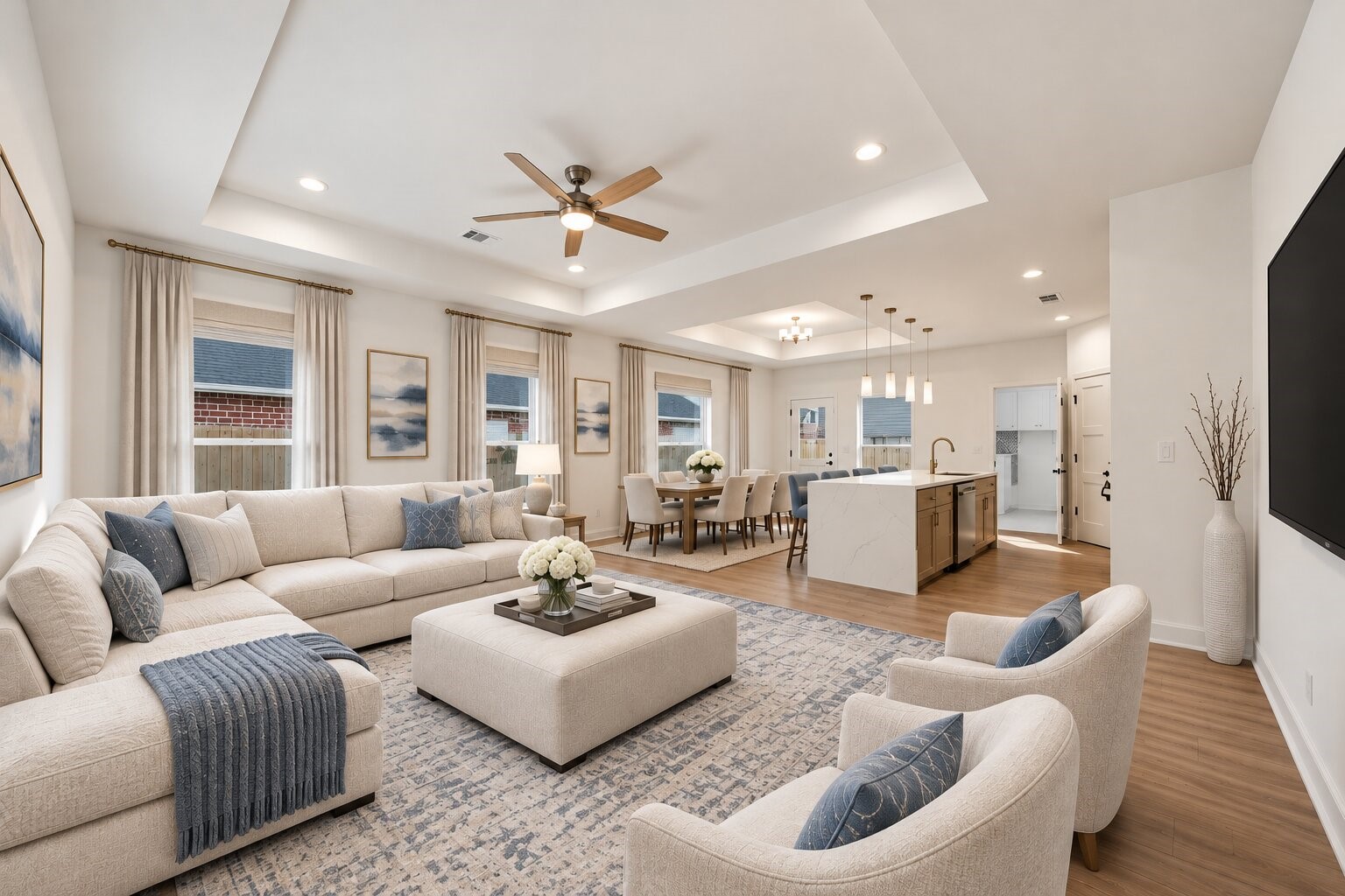 Living Room - Virtually Staged