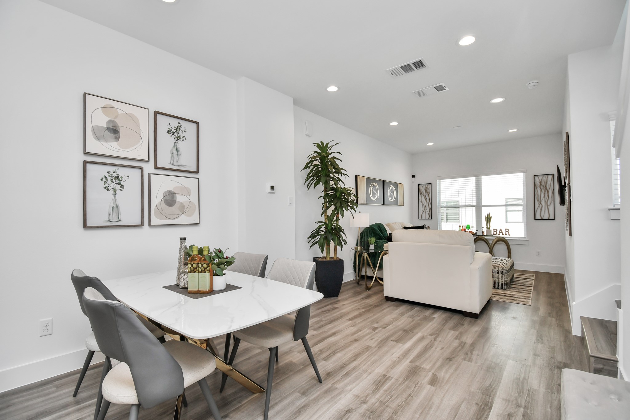 Second floor Kitchen, Dinning and Living area