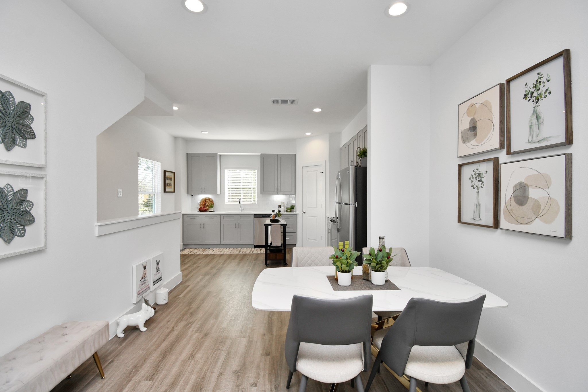 Second floor Kitchen, Dinning and Living area