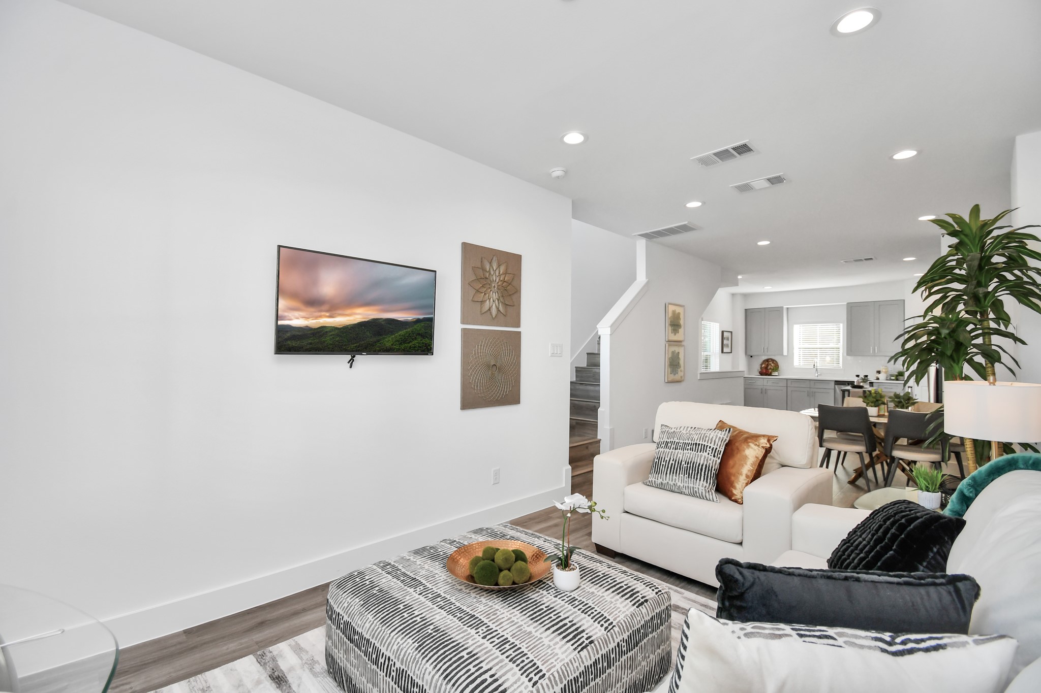 Second floor Kitchen, Dinning and Living area