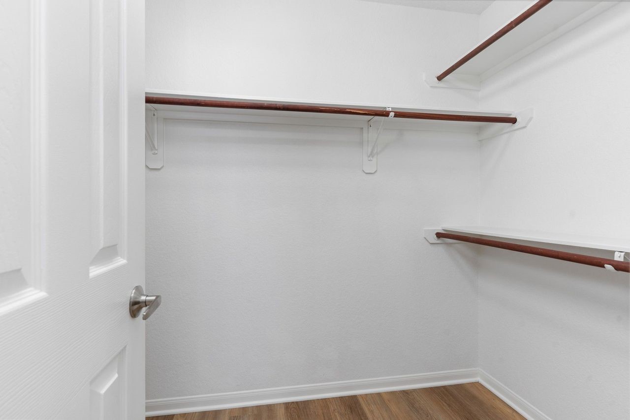 This is just half of the Huge Walk In Closet you will have to come and see the other half!