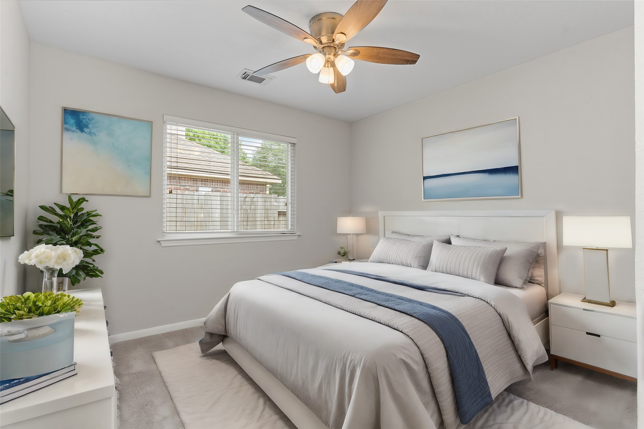 All the Guest Bedrooms have Walk In Closets and New Ceiling Fans! *Virtually Staged*