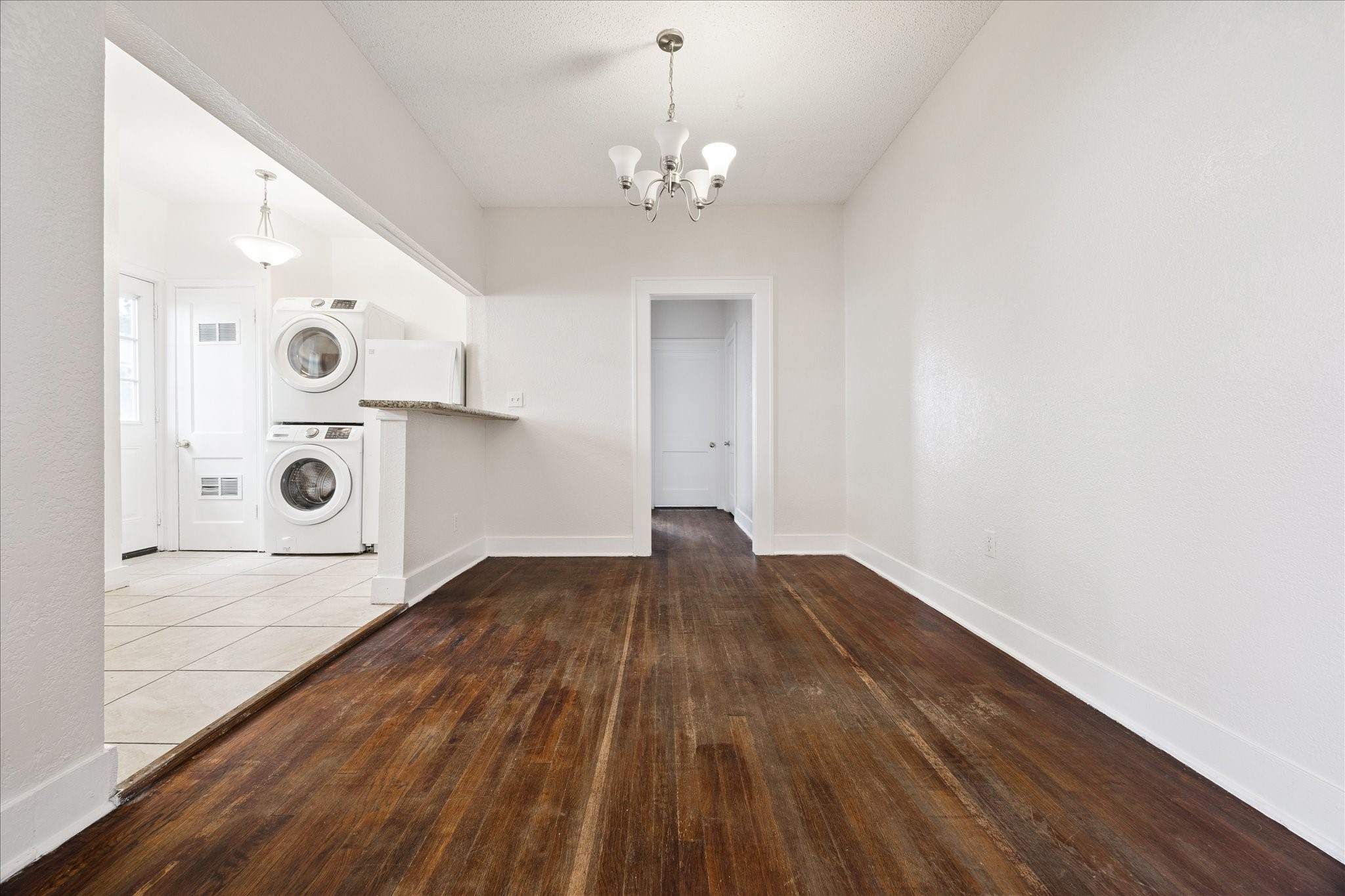 Breakfast/dining room adjacent to kitchen.