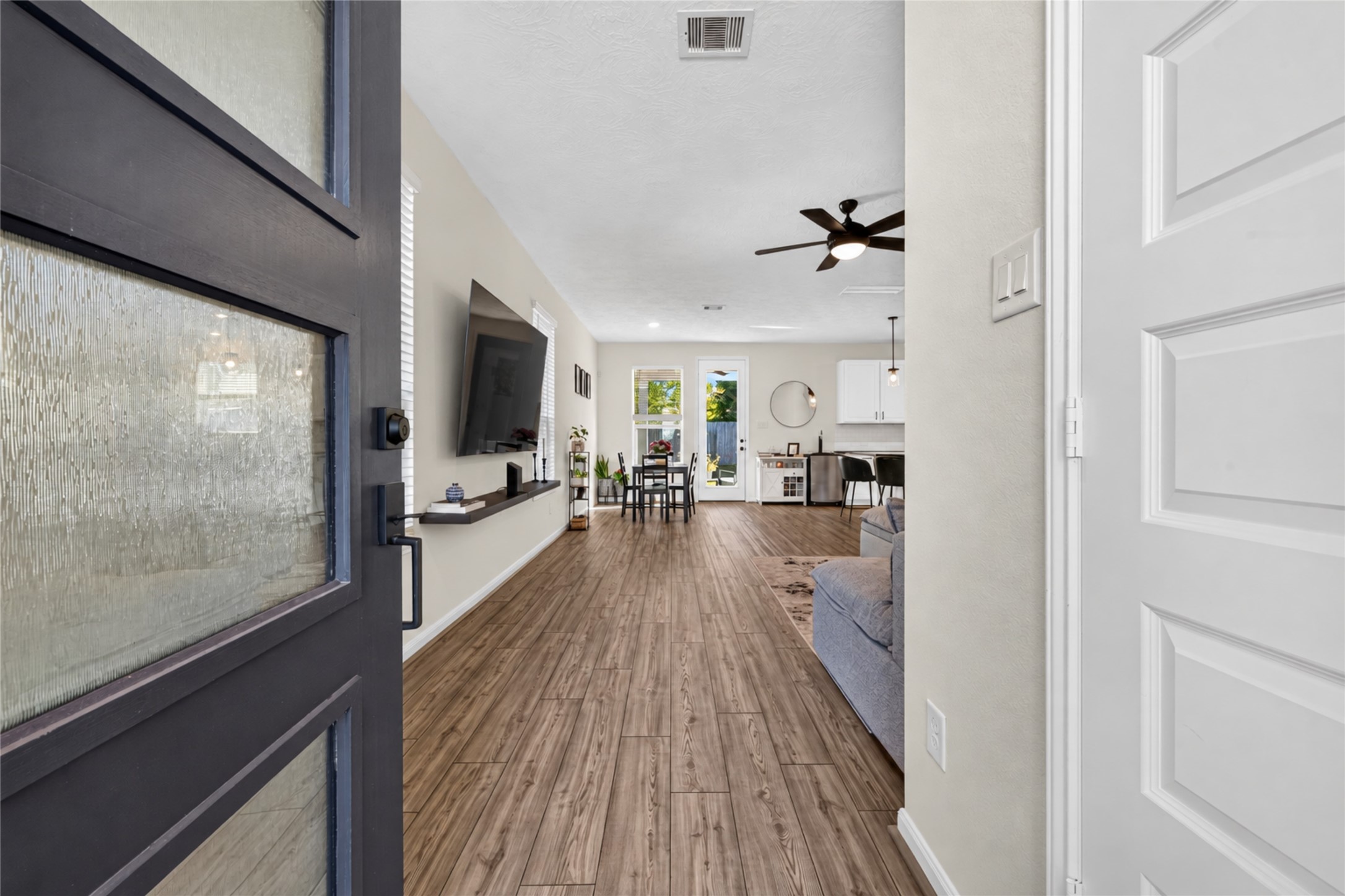Step inside an inviting open floor plan that seamlessly connects the kitchen, dining, and living areas, creating the perfect space for everyday comfort and effortless entertaining. Step inside an inviting open floor plan that seamlessly connects the kitchen, dining, and living areas, creating the perfect space for everyday comfort and effortless entertaining.