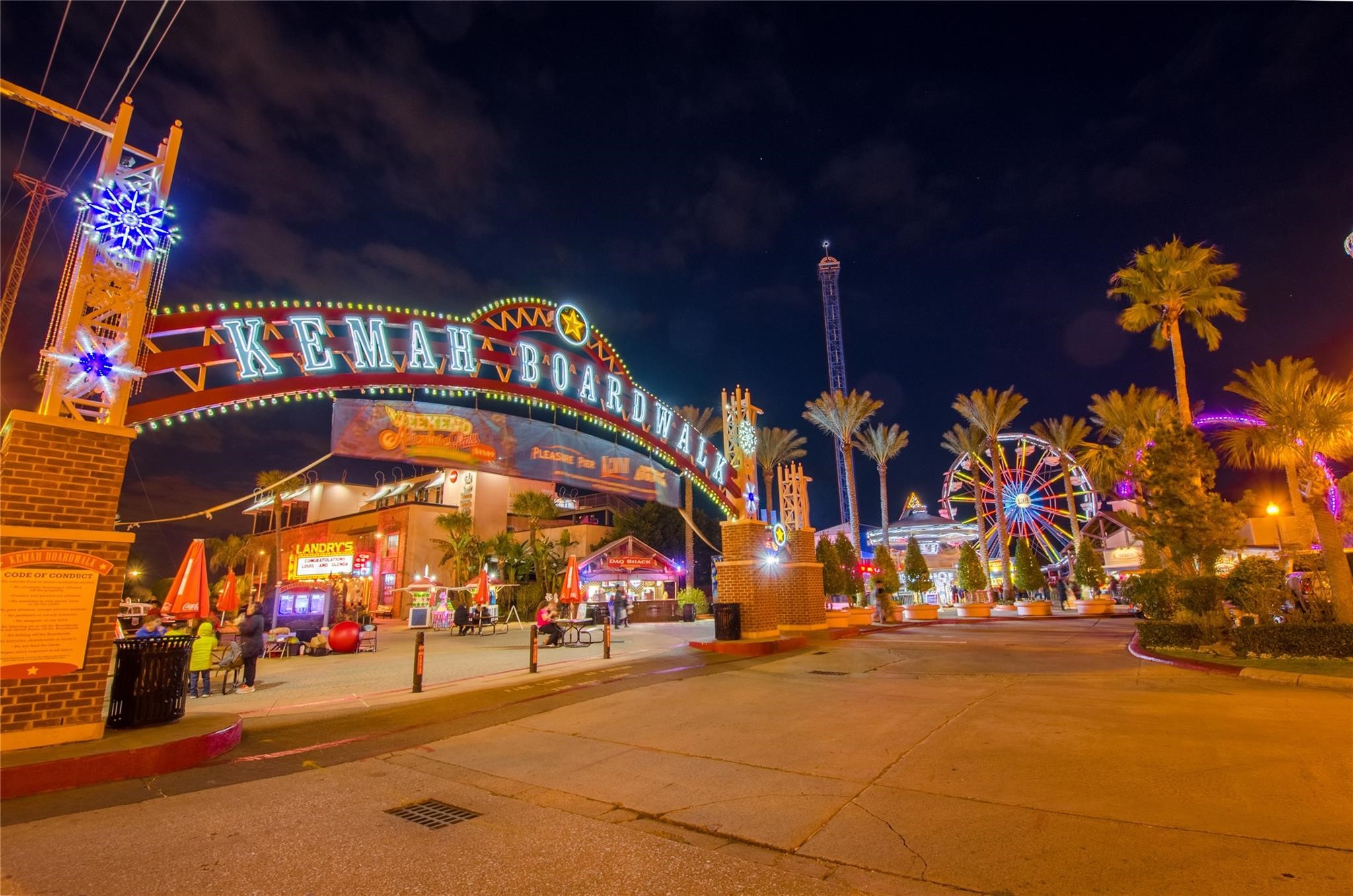 Also all the fun the Kemah Lighthouse District has to offer