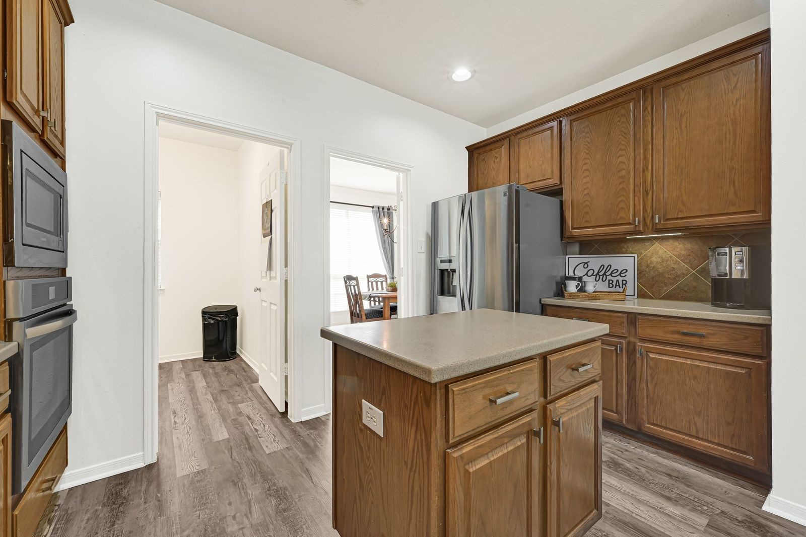 Kitchen with pantry and indoor laundry