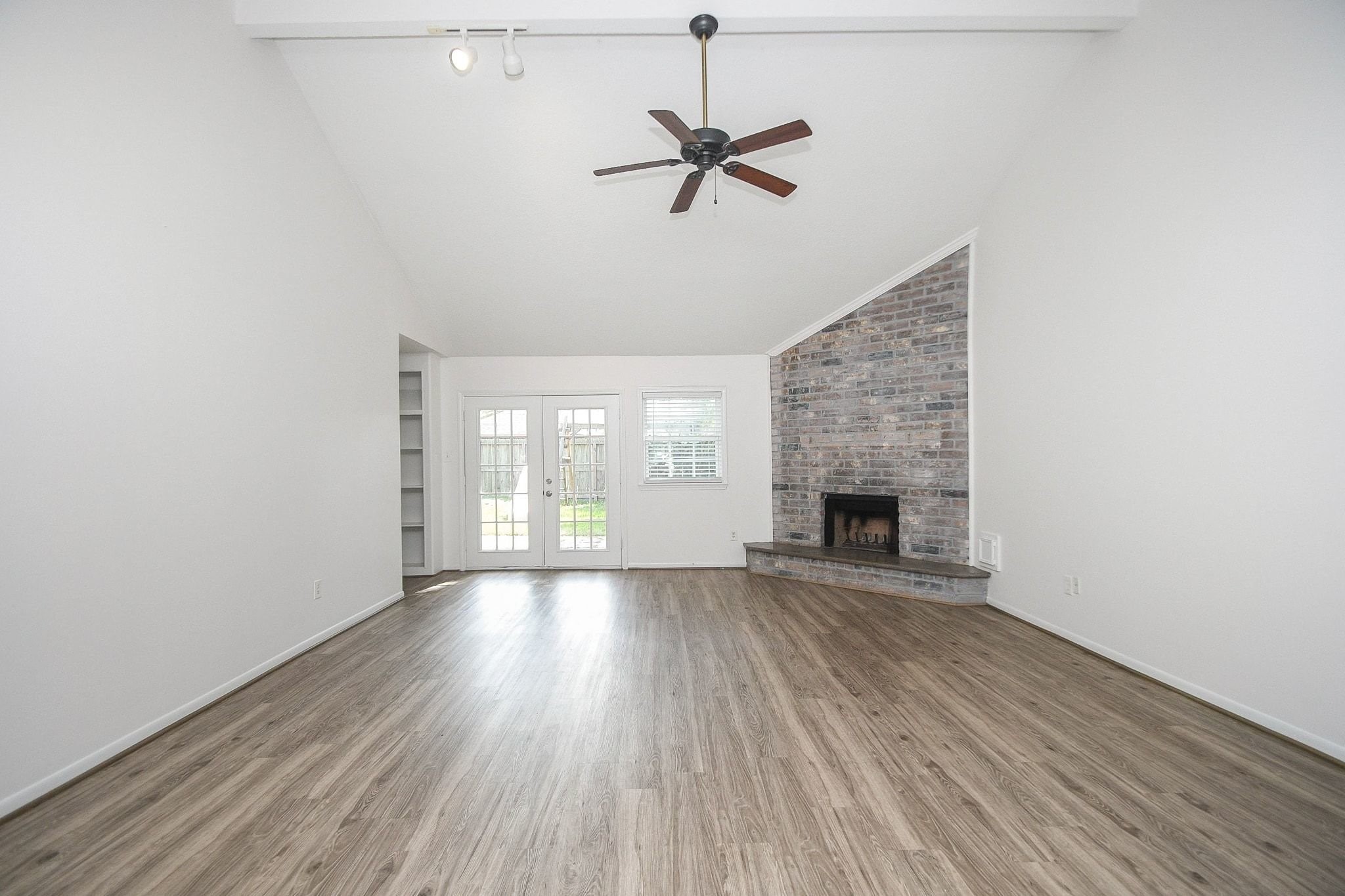 Lots of natural light and high ceilings.