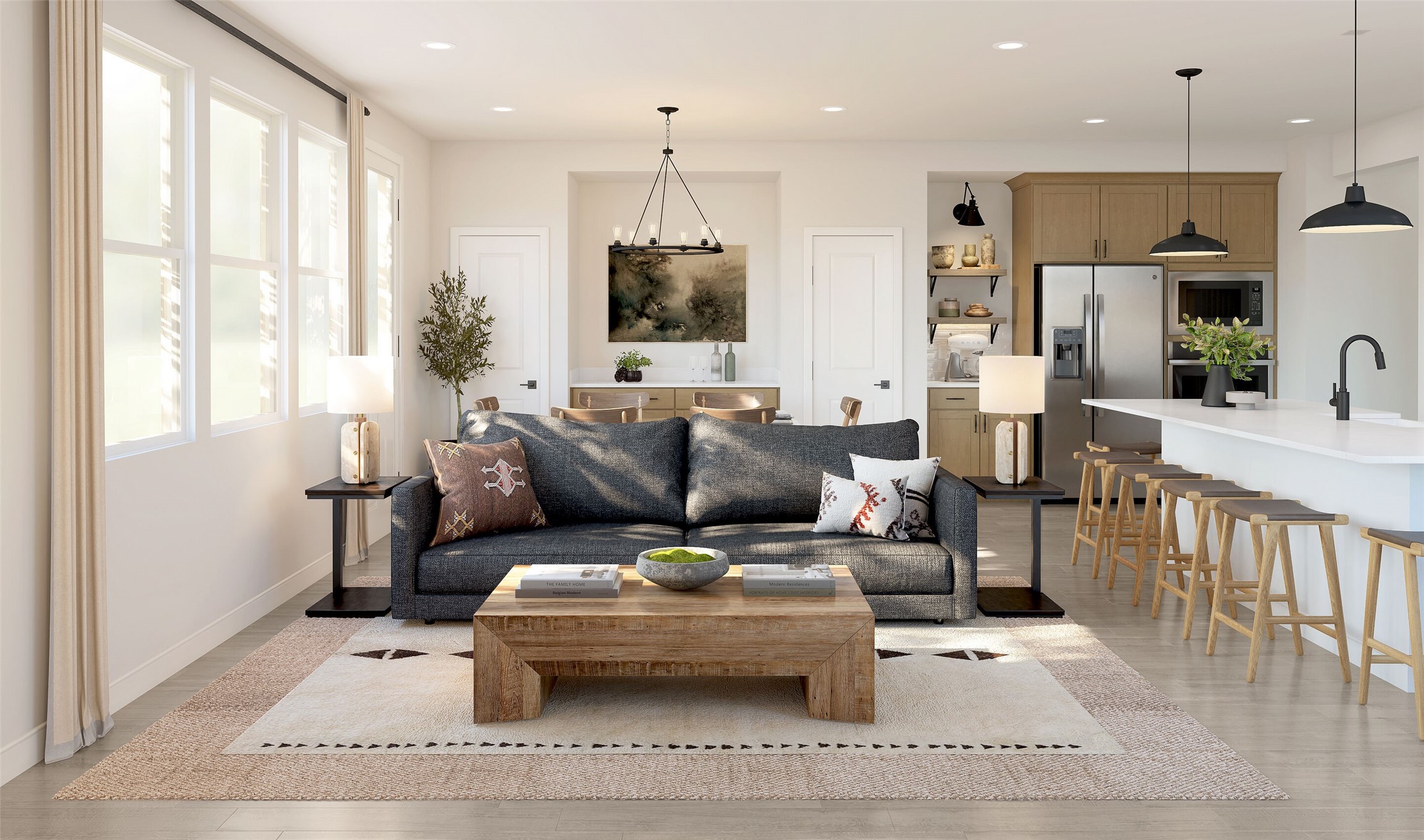 Cozy great room (*Artist rendering used for illustration purposes only.)