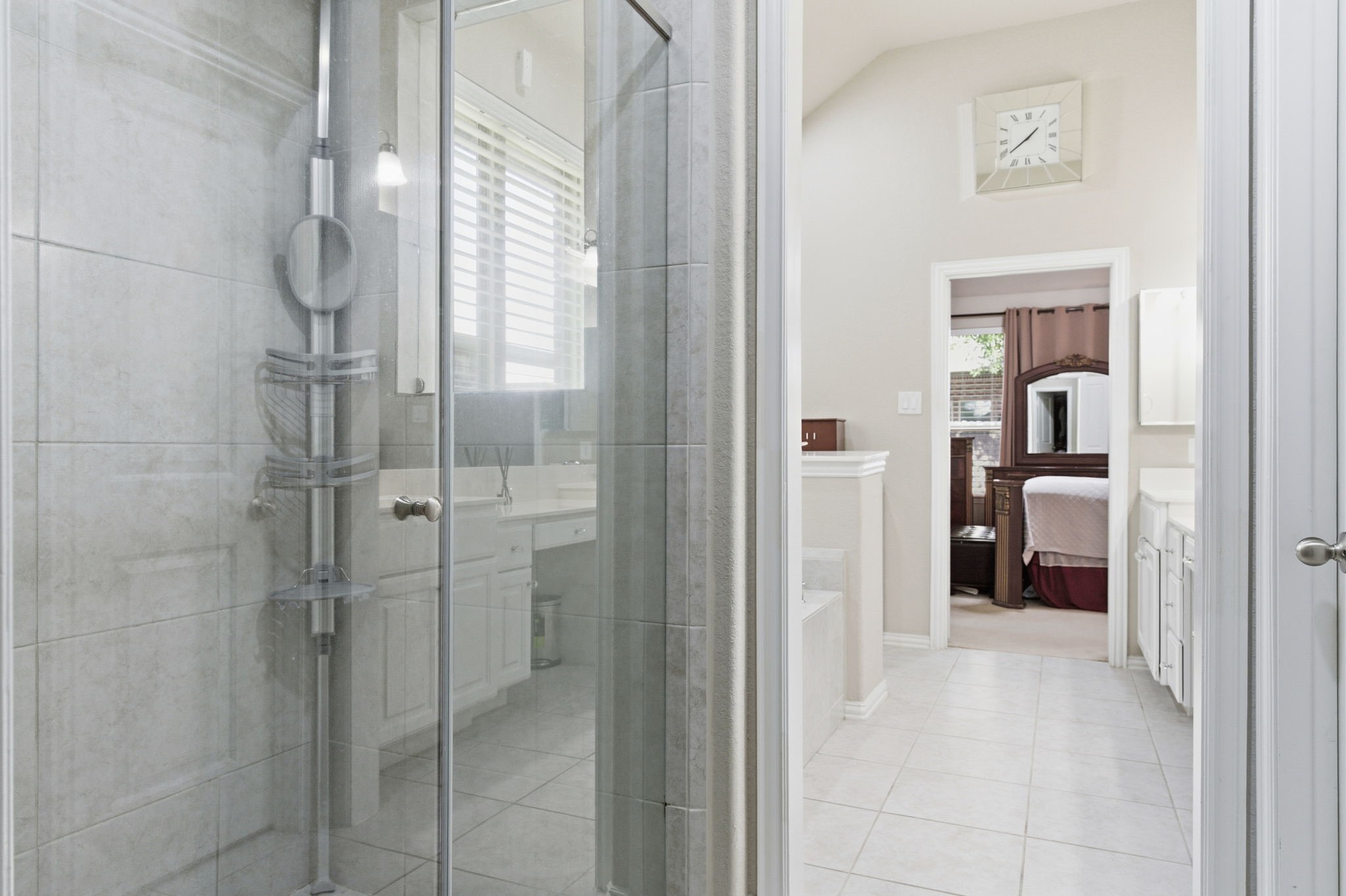 Large walk in shower