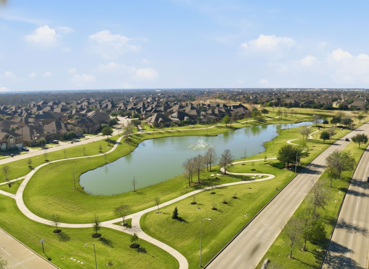 The community's dedication to preserving nature is clear. Miles of hike and bike trails, landscaped with native plants, weave through the neighborhoods.